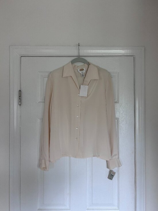 Talbots Tops - Talbots Cream Blouse